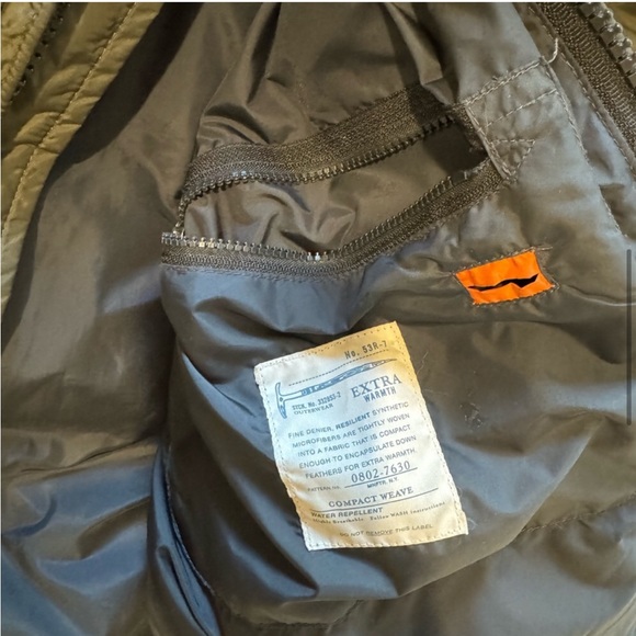 J. CREW - EUC Expedition Down Puffer - Dark Forest Green - Picture 8 of 13